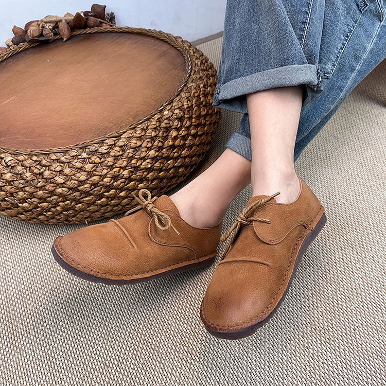 Women's Fashion Simple Round Head Soft Bottom Casual Shoes