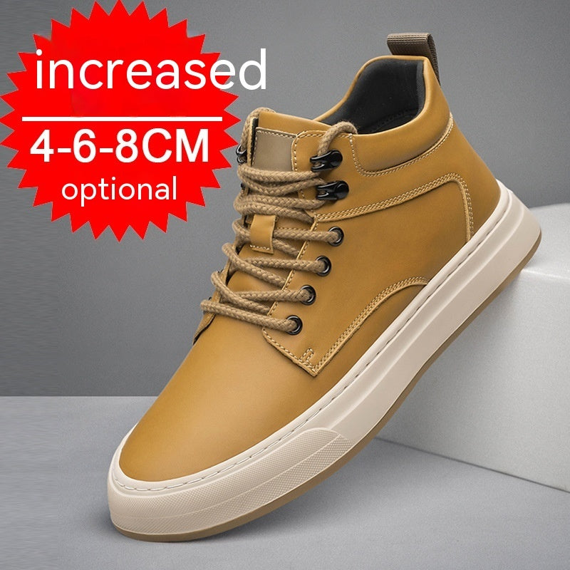 Men's Shoes British Fashion Casual Invisible Height-increasing Shoes