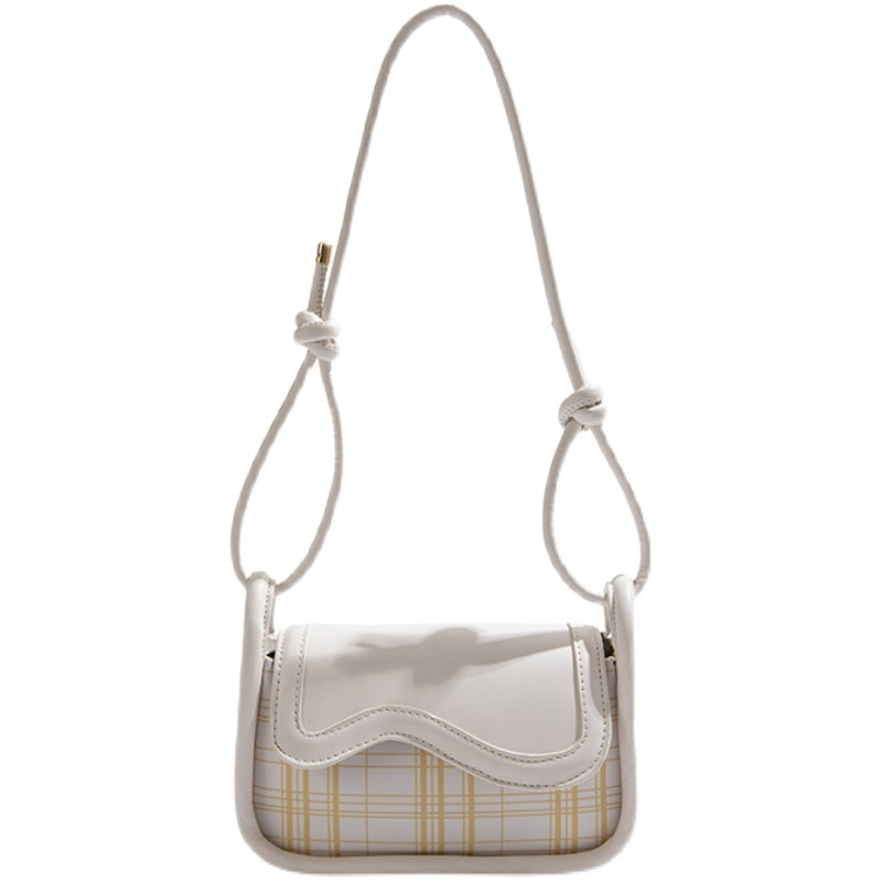 Bolso tipo cartera para mujer, de color blanco y con personalidad de moda