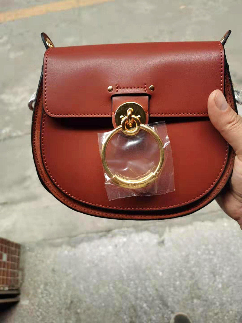 Retro Shoulder Wide Bag Retro Bag Female Messenger Shoulder Bag Piggy Saddle Trend