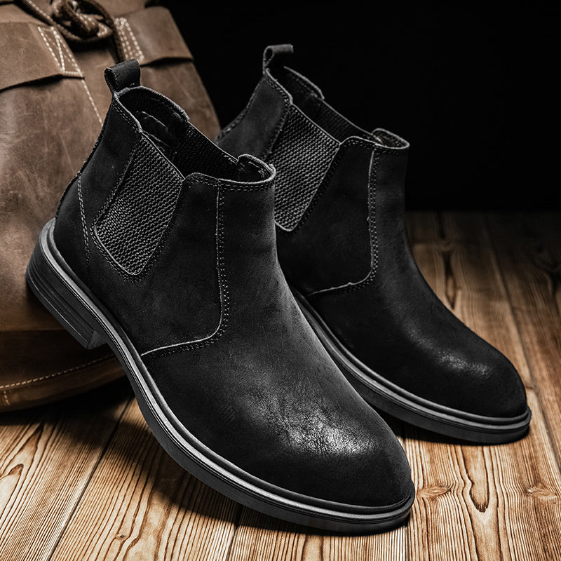 Botas Martin de piel de vaca informales para exteriores para hombre