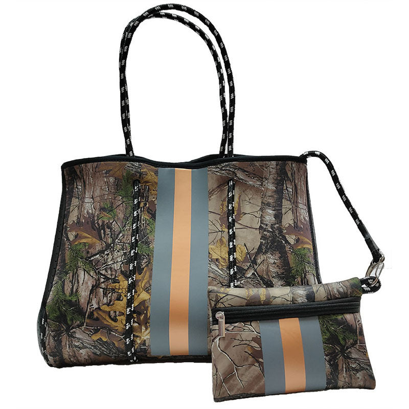 Women's Large Capacity Printed Travel Shoulder Bag