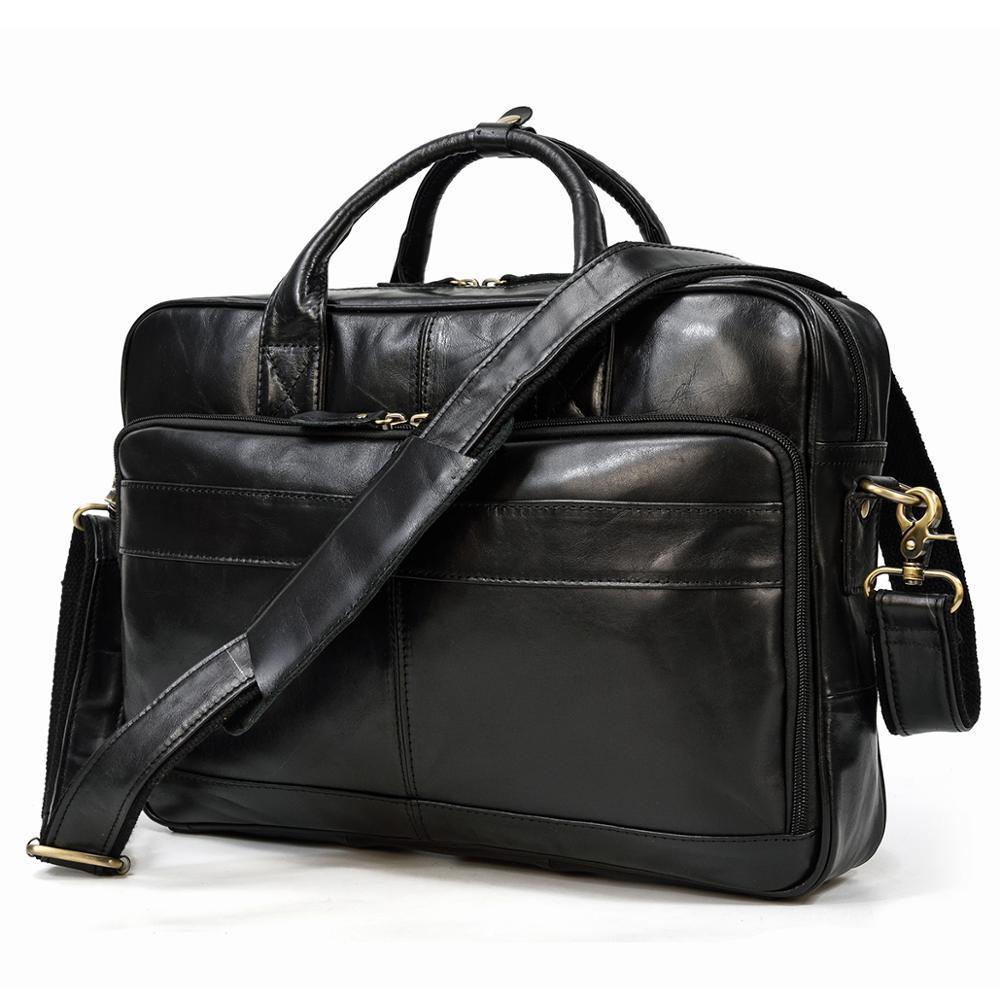 Men's Fashion Personality Leather Business Briefcase