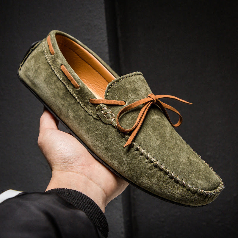 Chaussures à pois extra larges pour hommes, printemps et automne