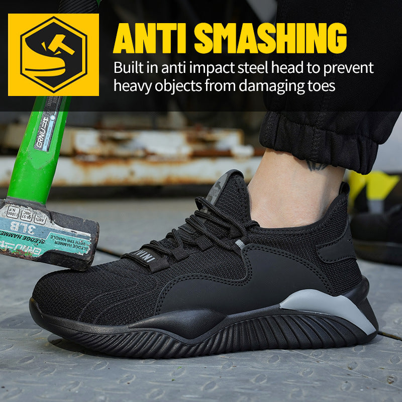 Chaussures de protection avec embout en acier anti-écrasement