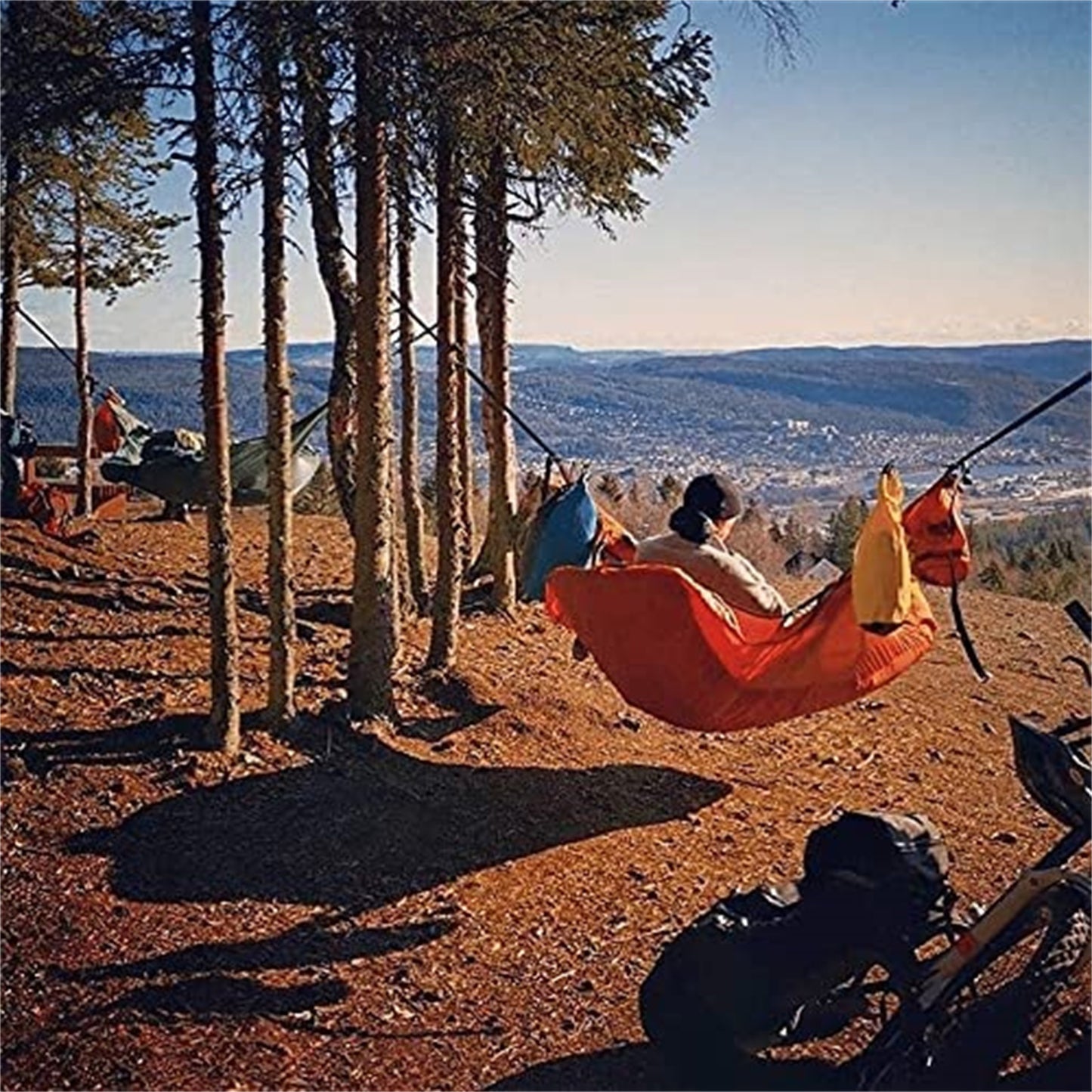 Portable Multi-Person Hammock Anti-Tear And Anti-Mosquito Flat Lay Hammock Ascend Resident Sleeping Bag