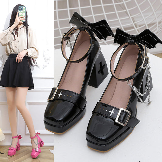 Women's Fashion One-line With Mary Jane Shoes