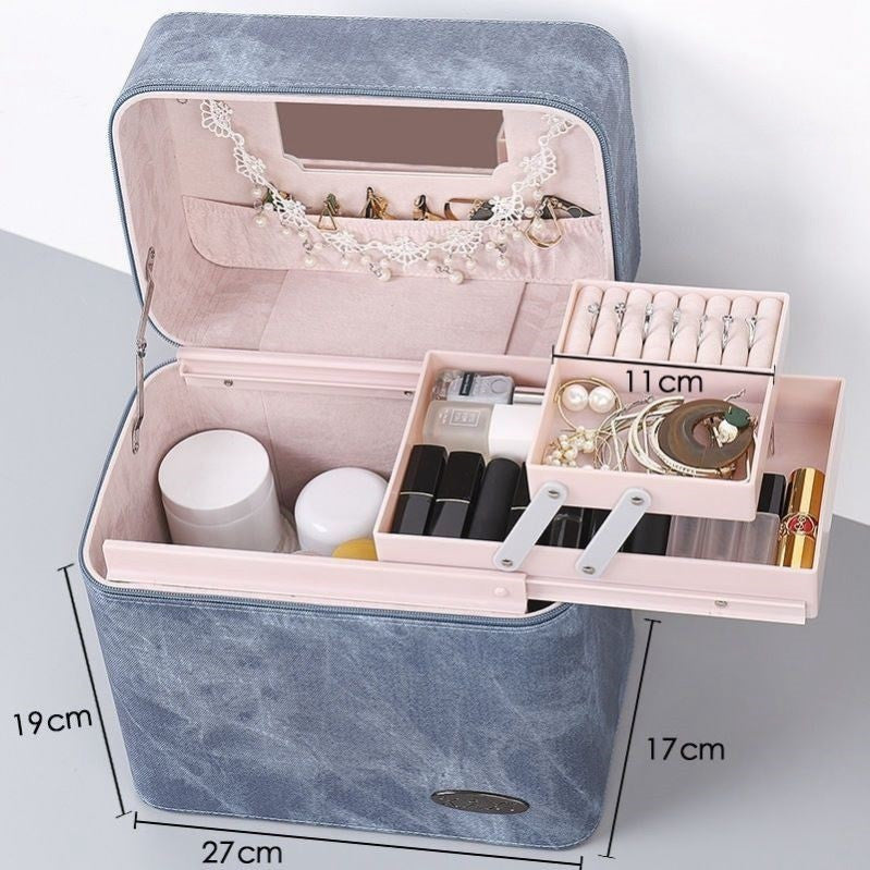 Cosmetics Portable Large Capacity Portable Storage Box