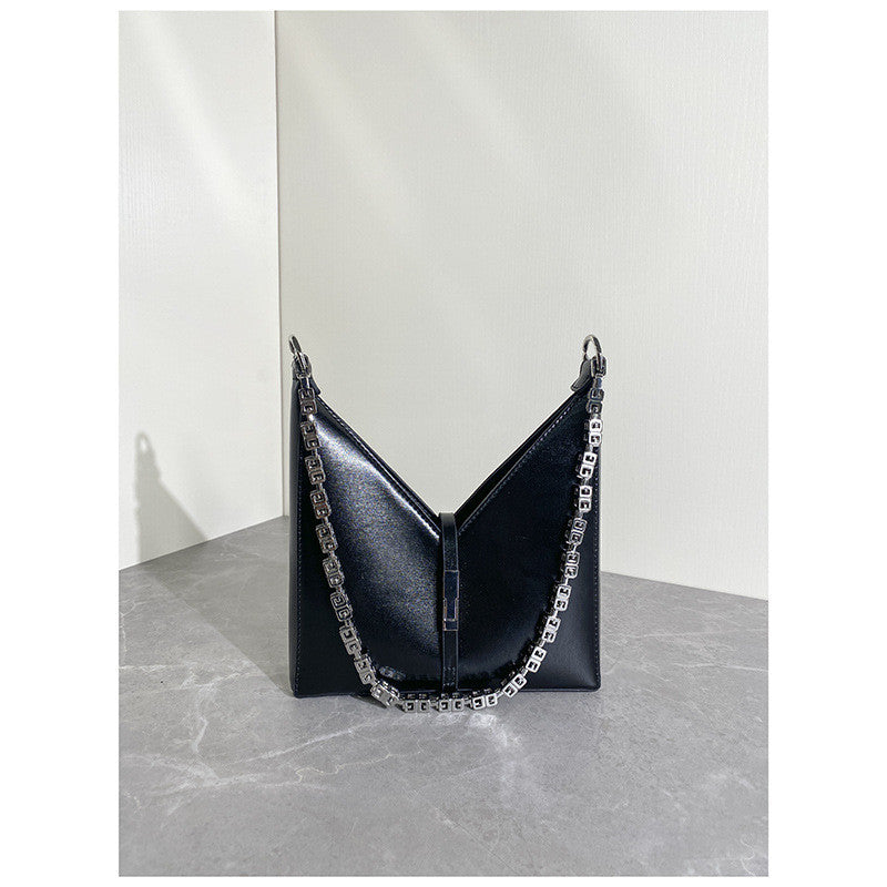 Underarm Bag Chain Diagonal Geometric Bag