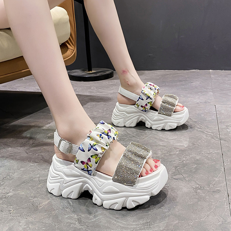 Gradient Platform Casual Sports Sandals Outdoor