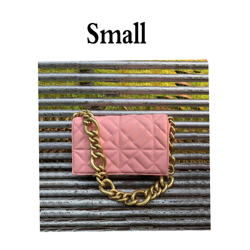 All-match Quilted One-shoulder Chain Bag Small Square Bag Envelope