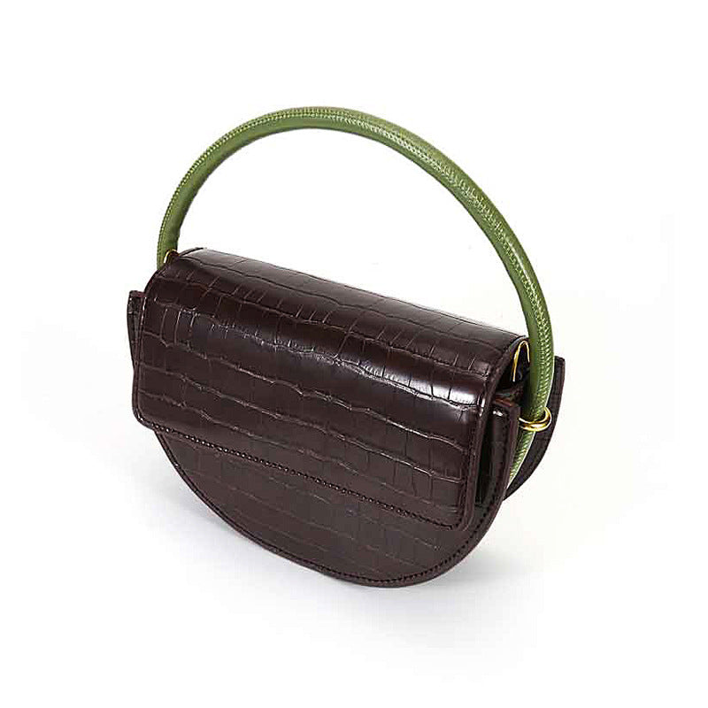 Leather Women's Handbags Niche Design And High-end Sense