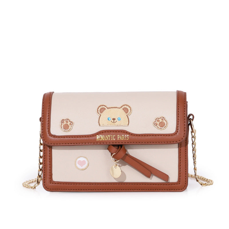 Ladies Cute One Shoulder Chain Messenger Bag