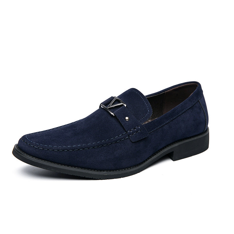 Chaussures en cuir Lefu pour hommes de grande taille