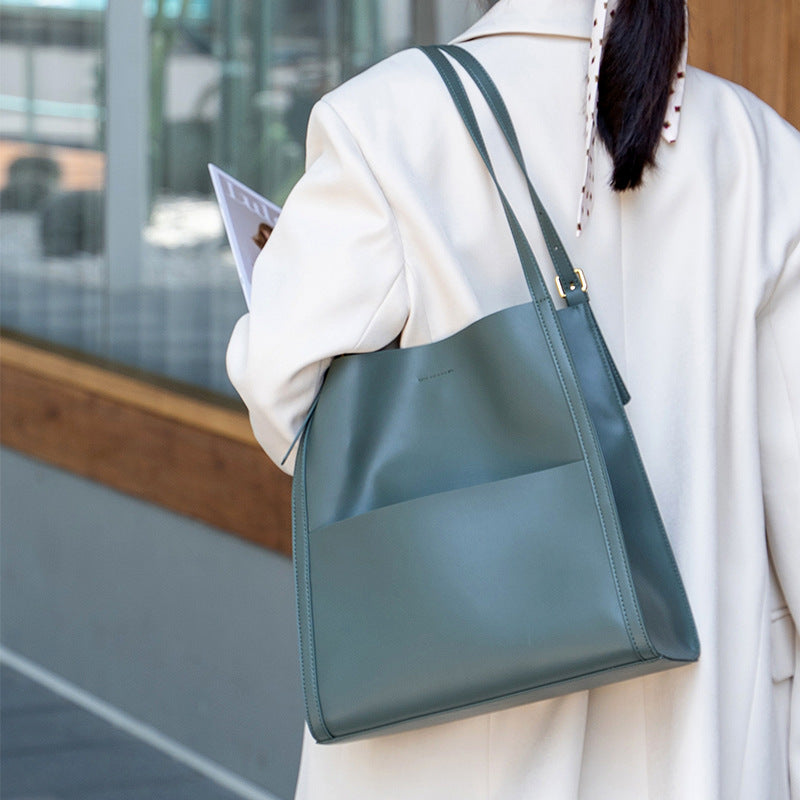 Sac à dos tendance en cuir de vache pour femme, grande capacité, pour les déplacements quotidiens