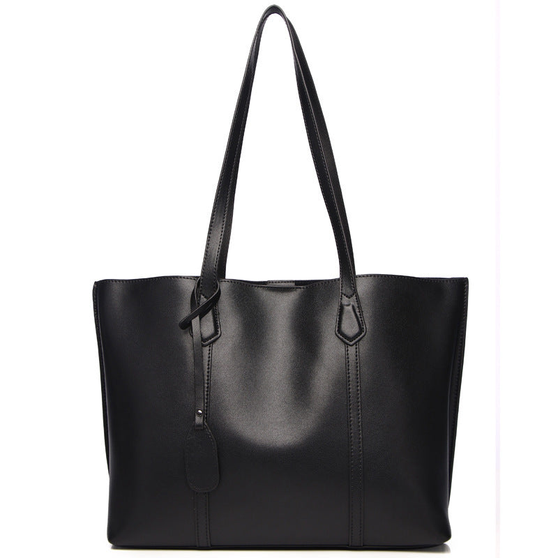 Large Capacity Leather Shoulder Tote Bag