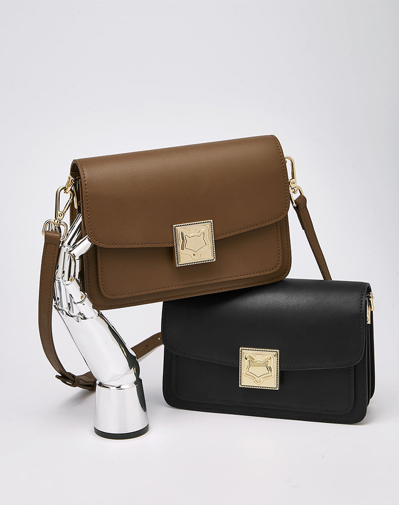 One Shoulder Messenger All Match Casual Leather Bag