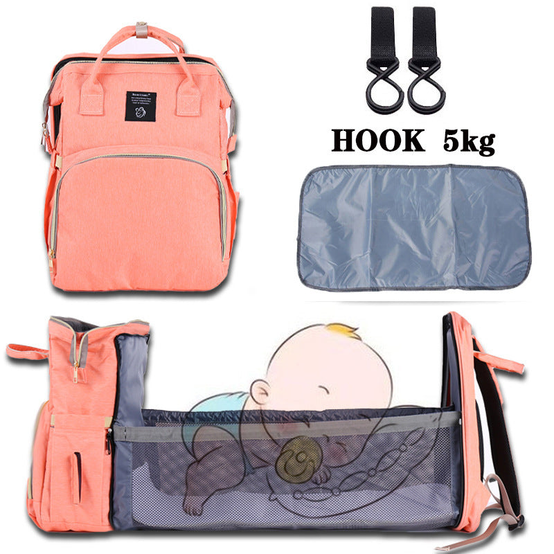 Mommy's Backpack Is Portable, Multi-functional And Large-capacity For Going Out