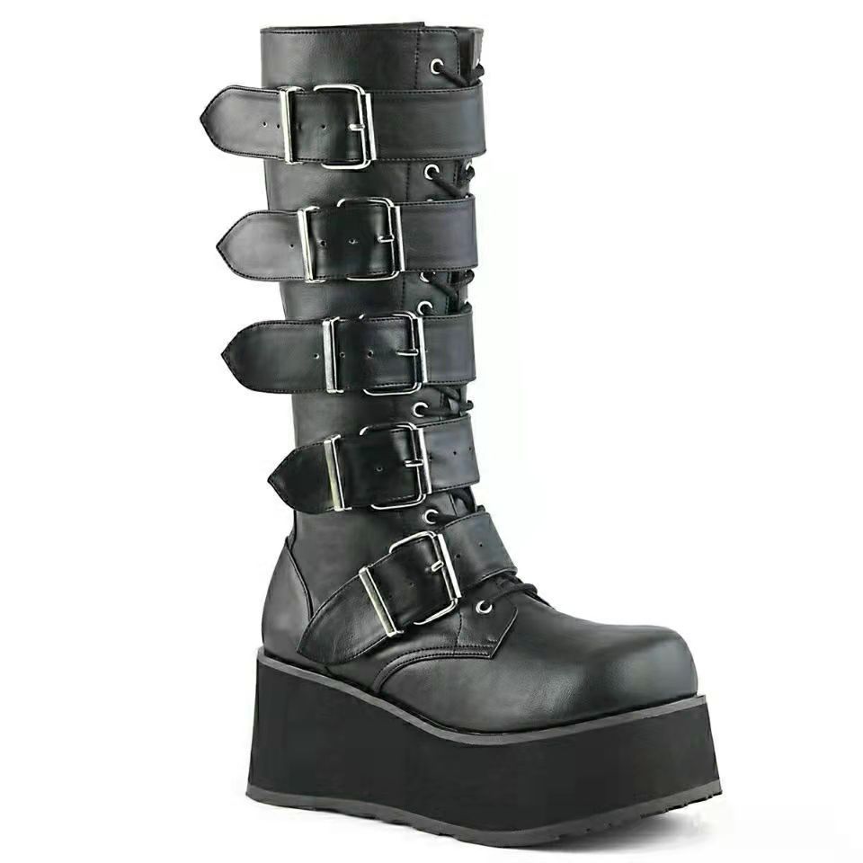 Women Wedge Fashion Knight Boots