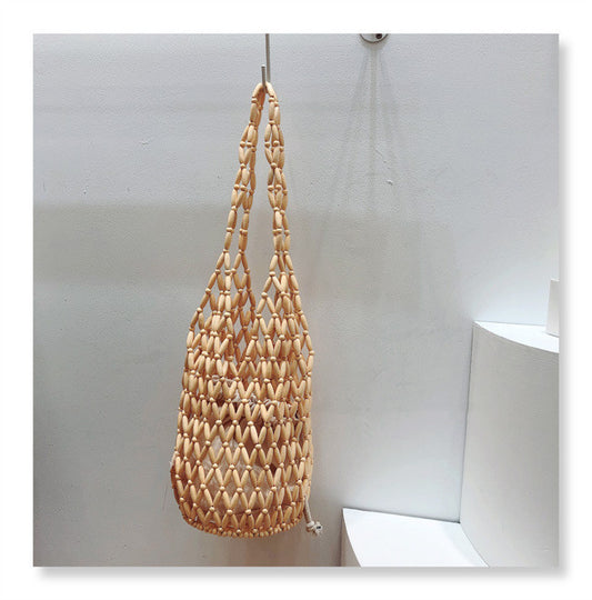 Vintage Hand-woven Hollow Shoulder Bag