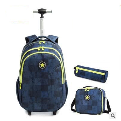 Primary School Trolley Schoolbags Reduce Burden And Breathable Children's Backpack