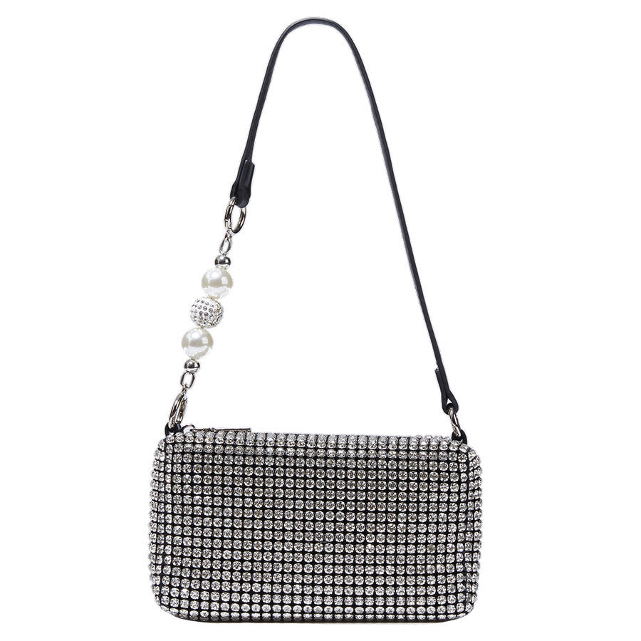 Nuevo bolso de mano con diamantes de imitación para la noche