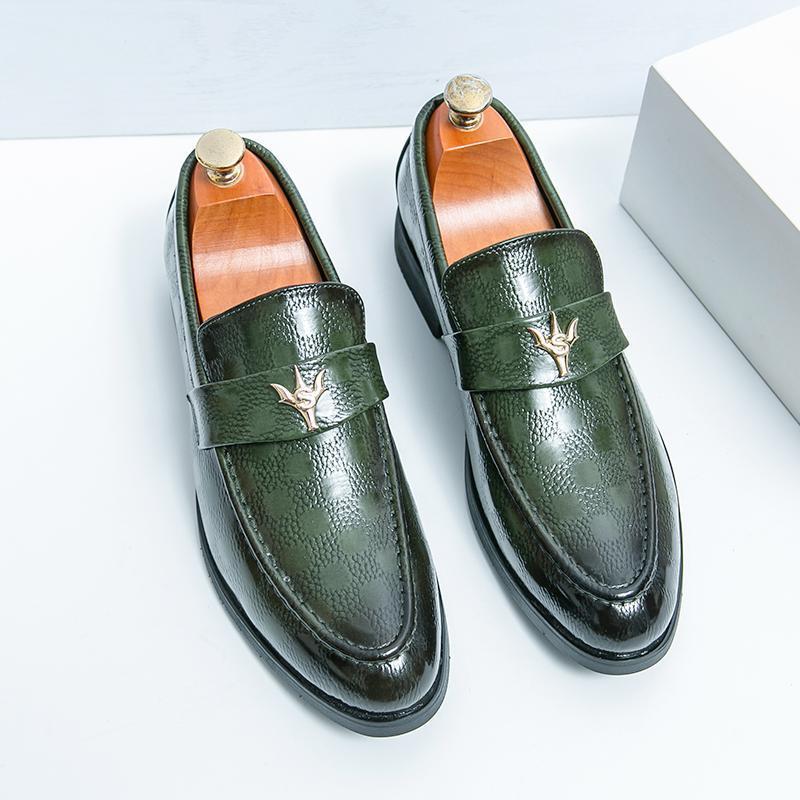 Chaussures d'affaires en cuir pour hommes de style européen et américain