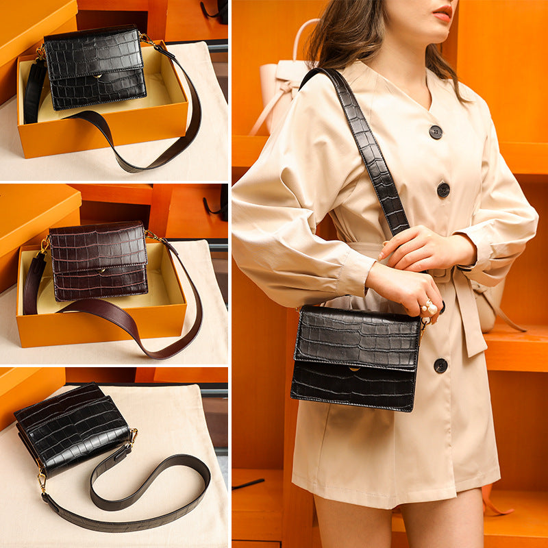 Shoulder Bag Stone Grain Messenger Fashion