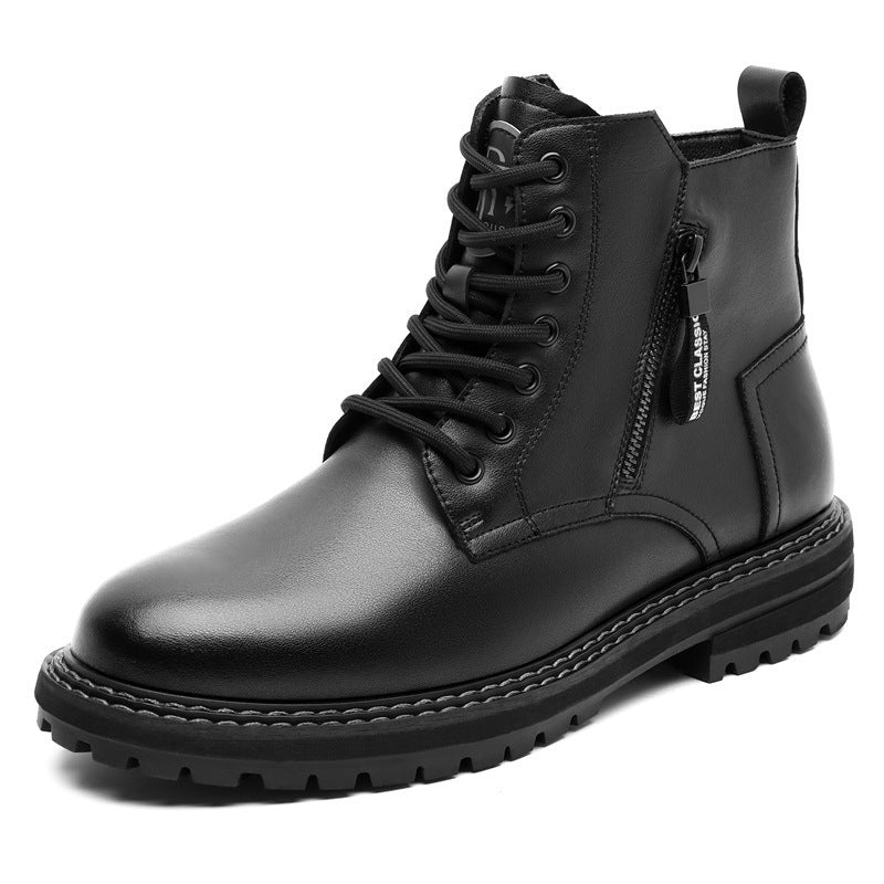 Bottes Dr Martens pour hommes, tendance, en velours, pour le travail