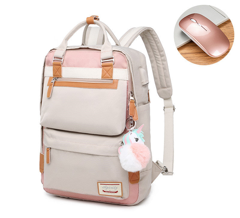 Sac à bandoulière pour ordinateur portable 15,6 pouces pour femme, tendance, étanche et résistant aux chocs