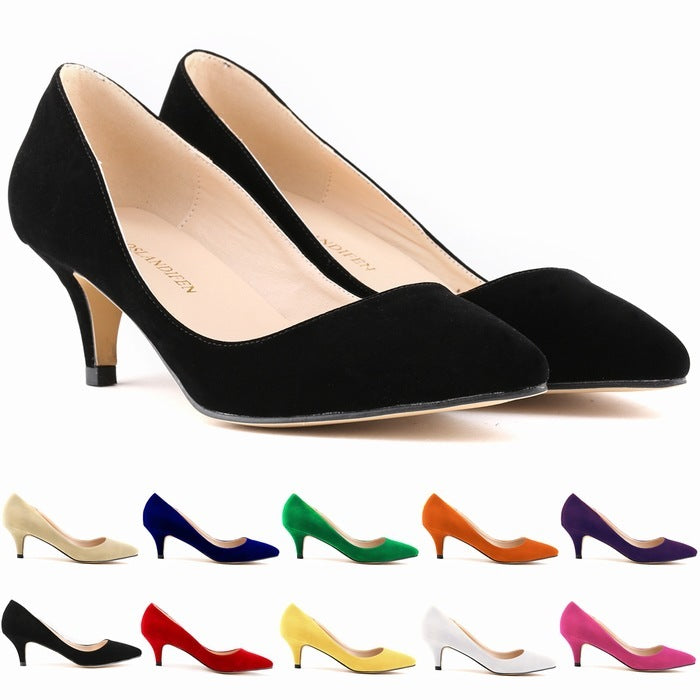 Fashion Low-cut Stiletto Heel Women