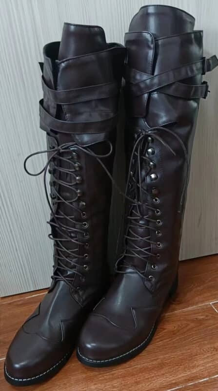 Plus Size High Leg Boot Low Heel Martin Boots