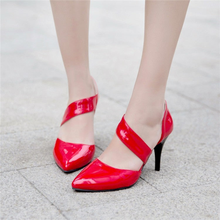 Pointed High Heels Women's Oversized Shoes