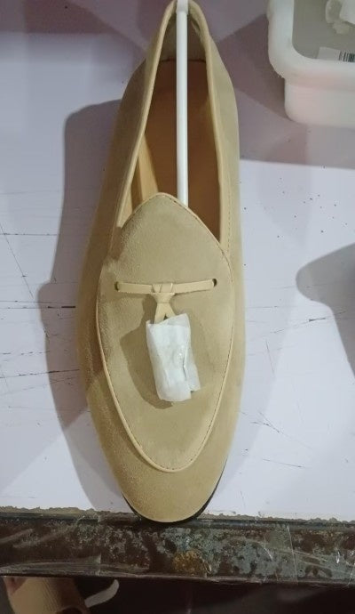 Mocassins tendance à enfiler en daim