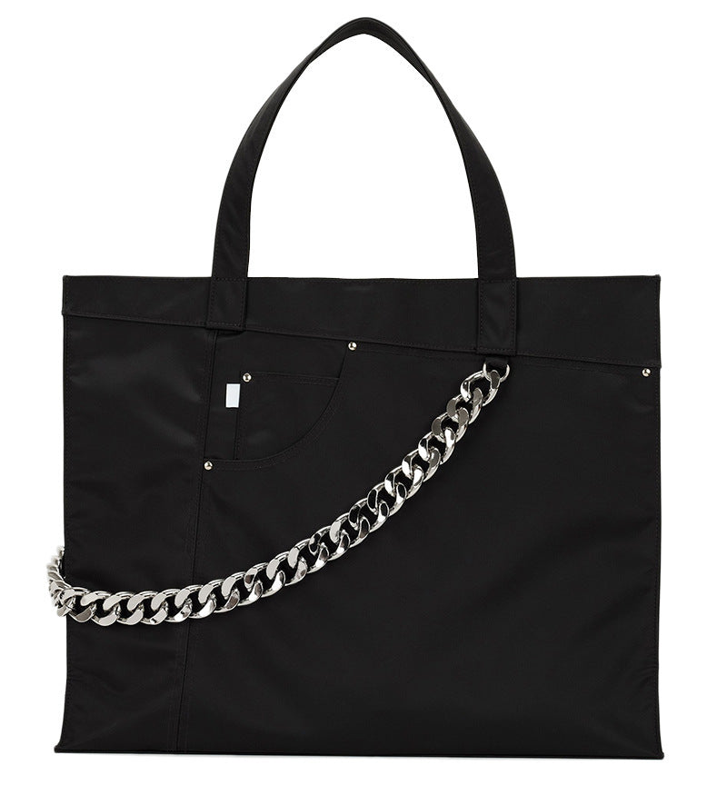 Large Capacity Oxford Cloth Thick Chain Bag