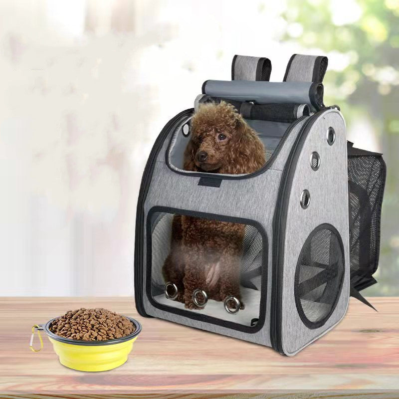 Portable Breathable Pet Foldable Backpack