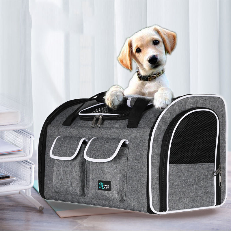 Sac de sortie pour animaux de compagnie portable, simple et de grande capacité