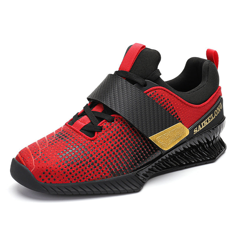 Chaussures de squat professionnelles Chaussures d'haltérophilie pour hommes Fitness en salle