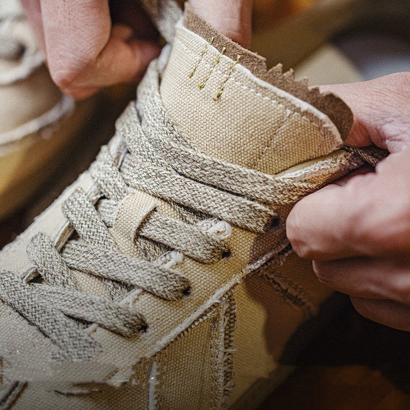 Chaussures de skateboard à semelle souple en toile pour loisirs et sports