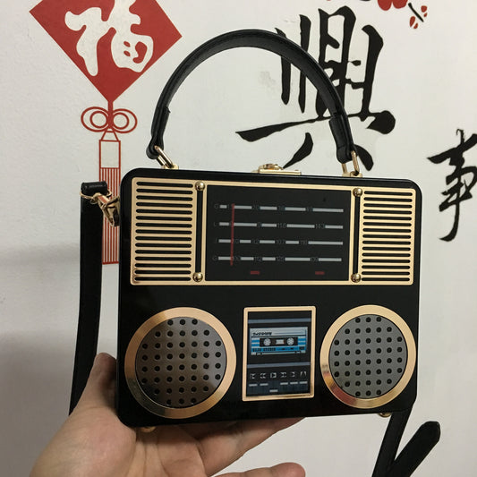 Bolso de mano retro de acrílico con temperamento que combina con todo