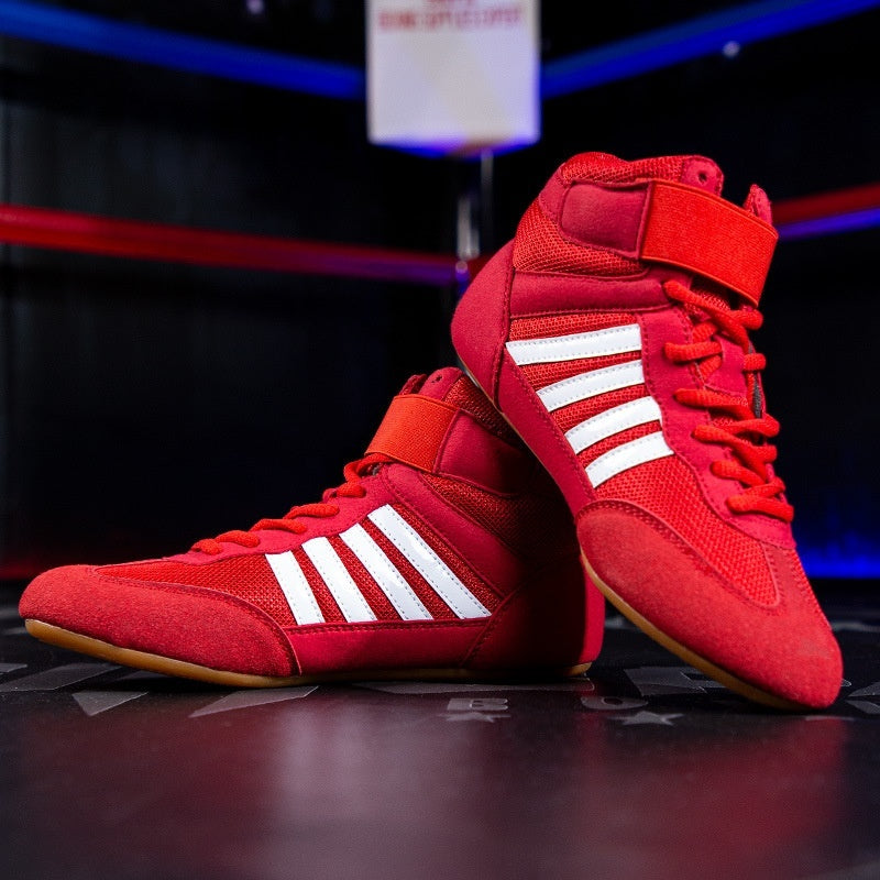 Chaussures de boxe professionnelles pour hommes, chaussures d'entraînement de compétition, chaussures de lutte, chaussures d'haltérophilie, chaussures de squat