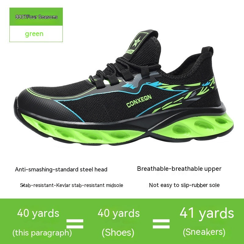 Ultra-light Breathable And Smash-resistant Anti-penetration Steel Shoes