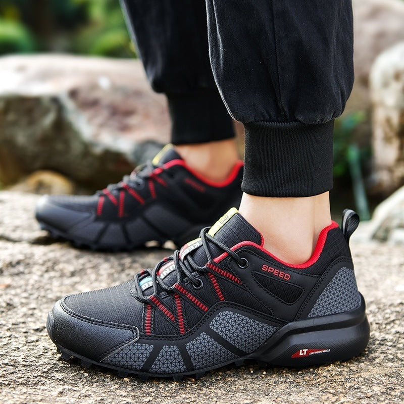 Lightweight Breathable Men's Mesh Outdoor Sports And Casual Hiking Shoes