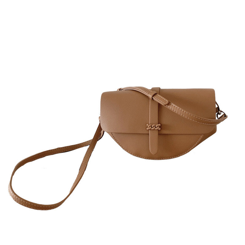 Popular Fashion Chain Crossbody All-match One-shoulder Saddle Bag