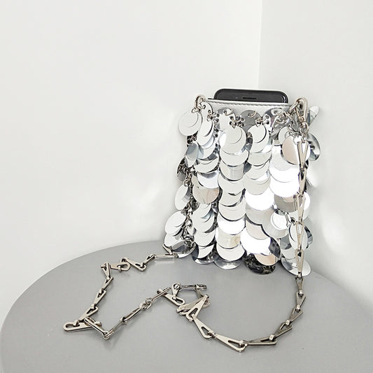 Net Celebrity Same Mobile Phone Bag Chain Glitter