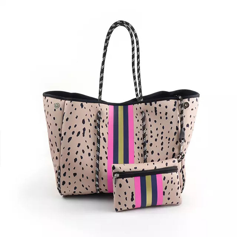 Bolso de hombro de viaje con estampado de gran capacidad para mujer