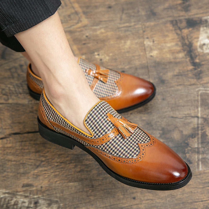 Men's British-style Business Casual Leather Shoes