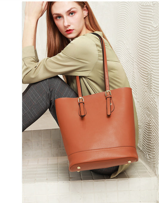 Bolso de hombro portátil de moda estilo campestre retro para mujer