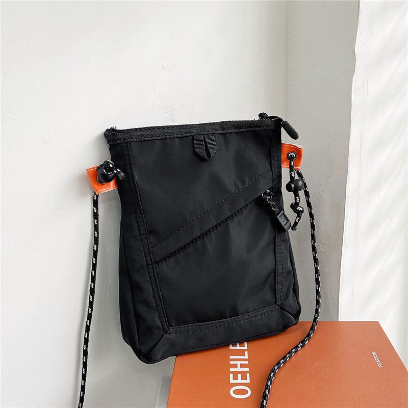 Mobile Phone For Students Japanese Ins Crossbody Canvas Bag