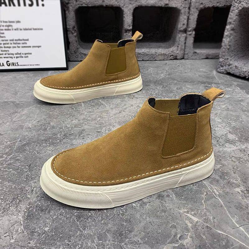 Men's Casual High Top Chelsea Martin Boots